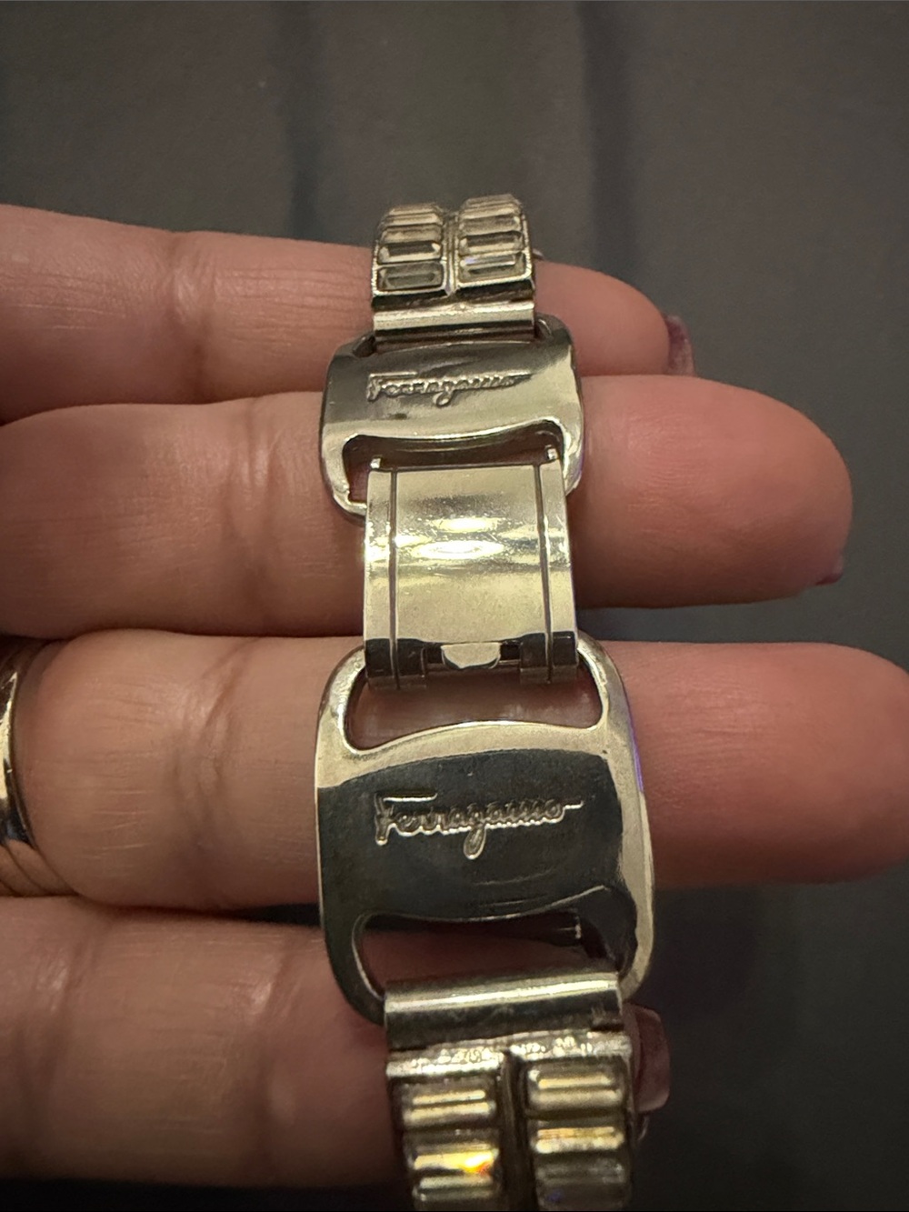 Salvatore Ferragamo Vintage Logo Bracelet - Picture 4 of 6